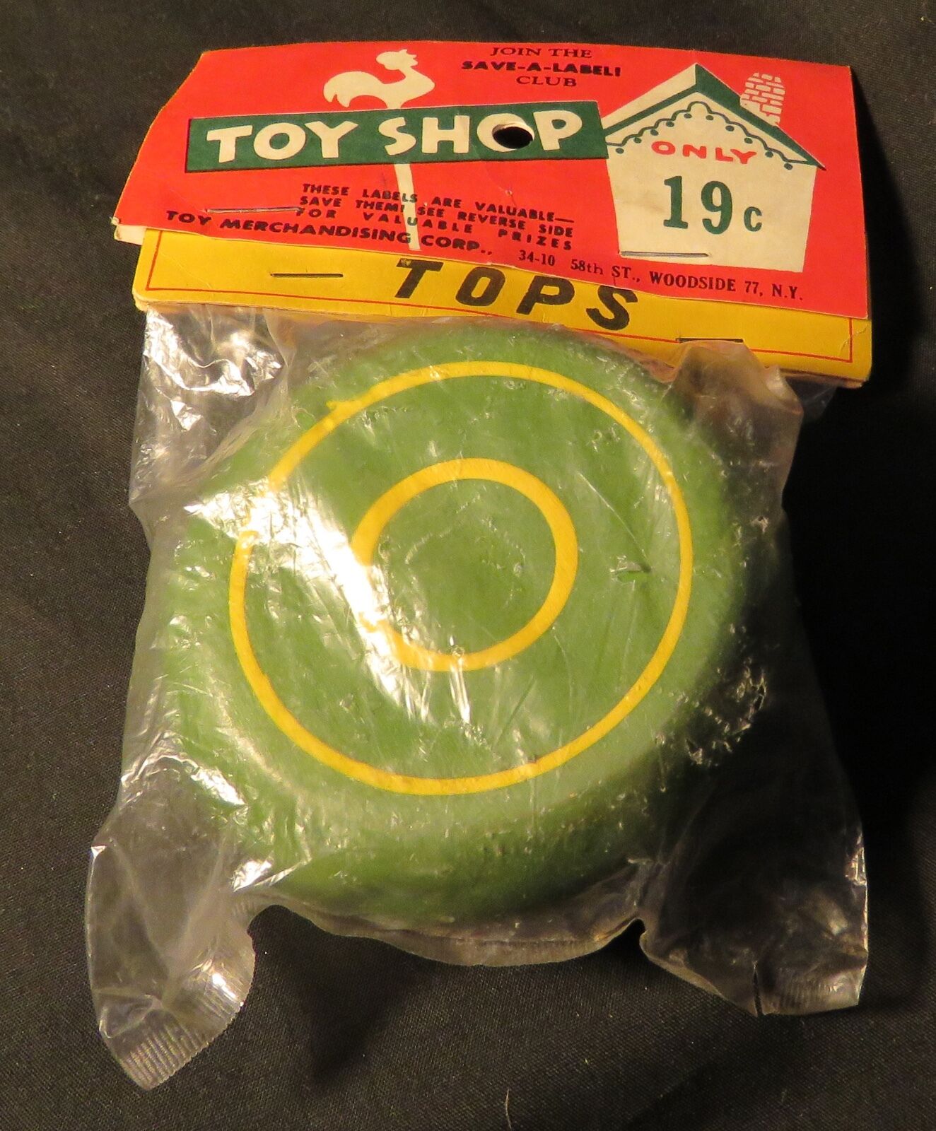 Vintage Toy Shop "save A Label" Multi-color Yo-yo Tops Unopened