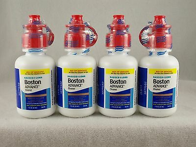 Bausch Lomb Boston Advance Cleaner Dated May 2022 - 4 Bottles (30 Ml.) Each